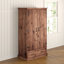 Broussard 2 Door Solid Wood Wardrobe