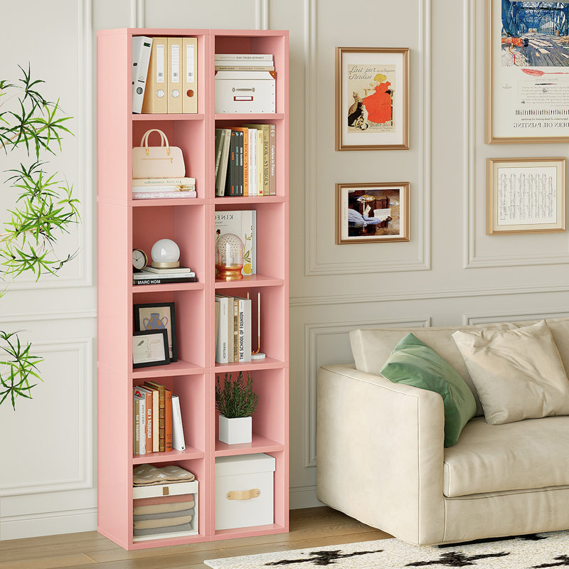 Étagère de rangement Trammell, Rose