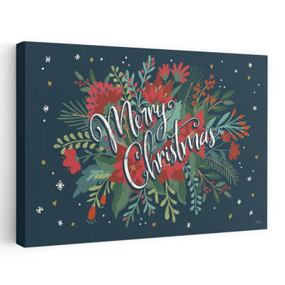 Fleurs de Noël I - fleurs de Noël bleues