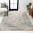 Rosalia Cottage Medallion Navy/Beige Rug-573250249