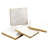 Providence Natural White Marble Coasters with Edges-1025593768