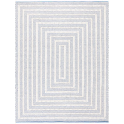 Natura Hand-Woven Striped Wool and Cotton Rug