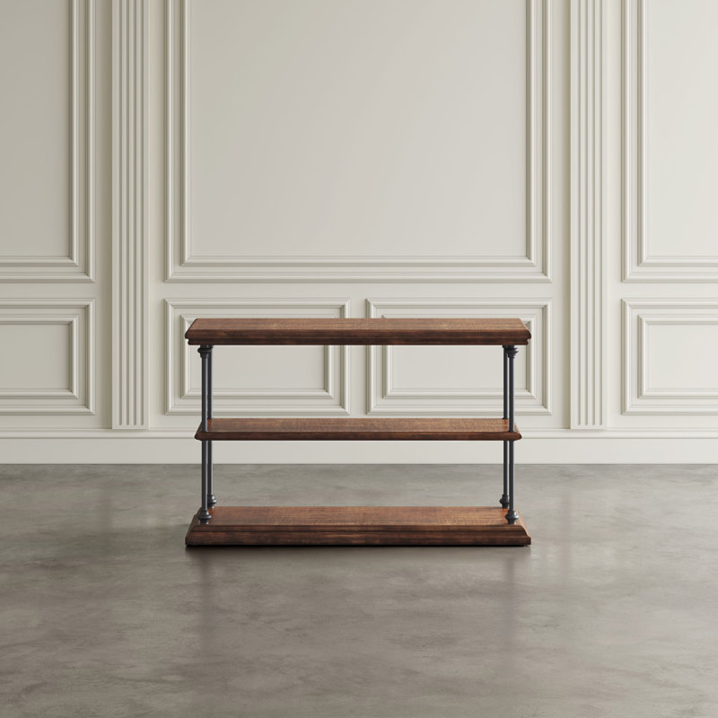 Jiyana 48'' Solid Wood Top Console Table