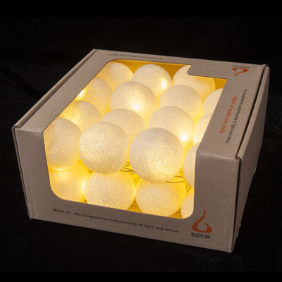 Misti LED Cotton Ball String Light
