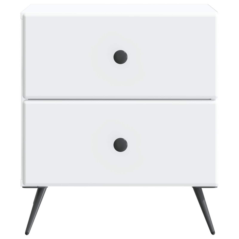 43cm W Engineered Wood Bedside Table