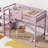 Twin Solid Wood Loft Bed With Built-in-desk-107131571