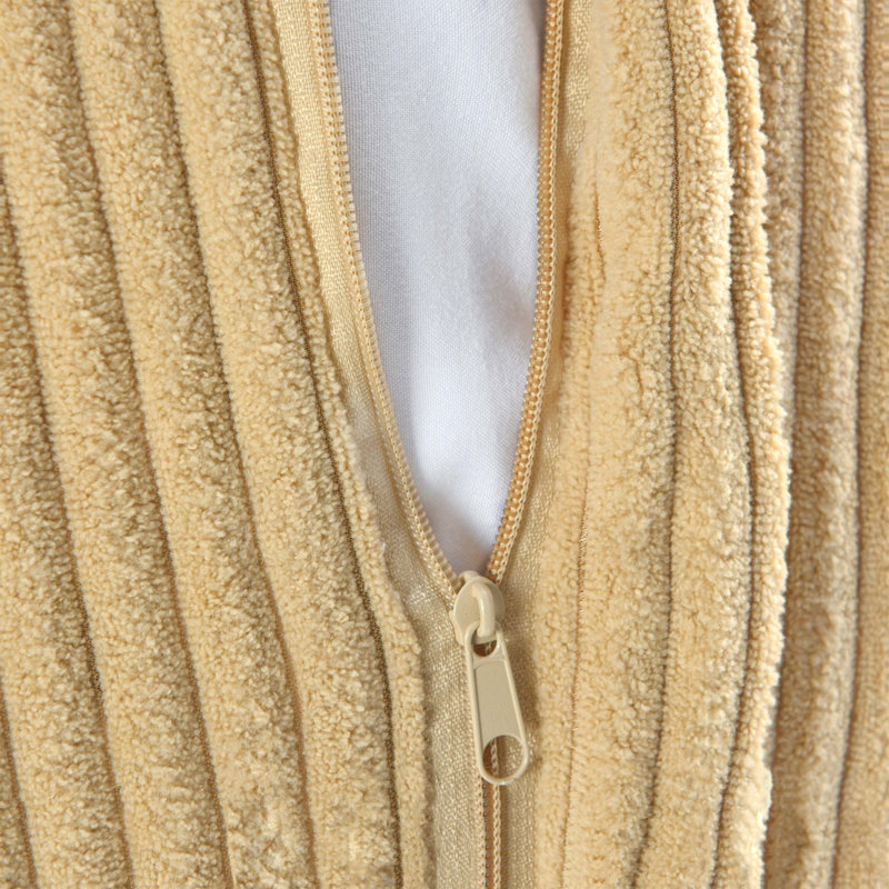  Housse de coussin texturée, Chameau