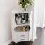 Cabinet with 2 open storage shelves and 2 drawers-1794369874