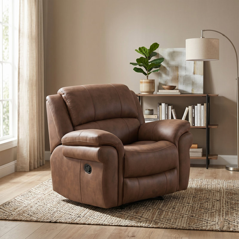 Bettymae 110cm Wide Standard Recliner, Tan