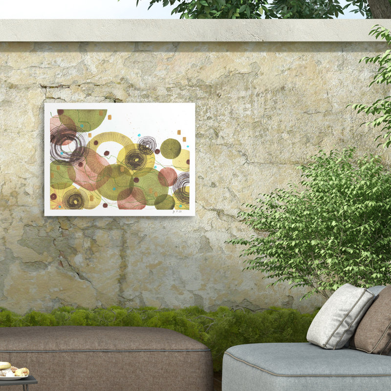 Toile d'extérieur Jocelyn Benford Desert Breeze, H 24 po x l 32 po