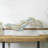 Watheroo Polystone Textured Ombre Swimming Fish Decorative Light Blue Sculpture with Stand