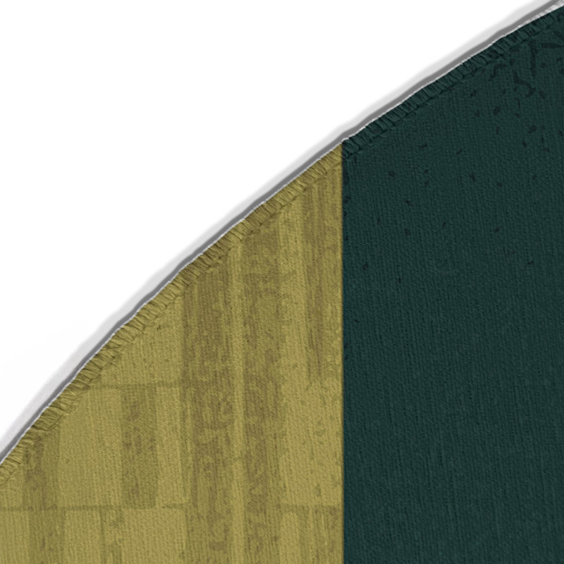 Terrain Mosaic Indoor And Outdoor Area Rug, Round 5'