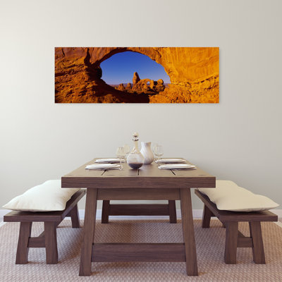 Arche naturelle sur un paysage, parc national des Arches, Utah, États-Unis, paysage contemporain abstrait, art mural