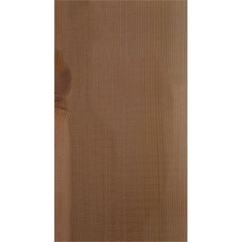 Corbeille Pescadero avec plaque arrière, H 10 po x l 5,5 po x P 10 po, Cèdre rouge, Lisse