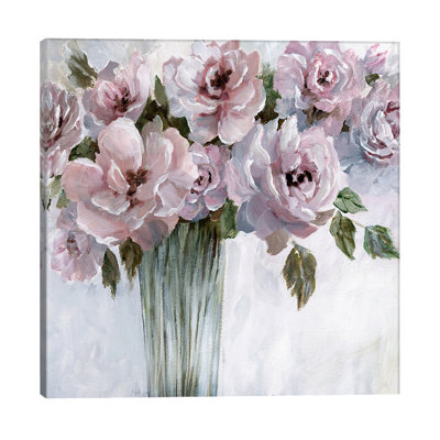 Bouquet Blush by Nan - Wrapped Canvas Painting