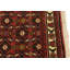 Tapis unique en laine noué à la main de style années 2010 de 3 pi 6 po x 4 pi 9 po noir / jaune / rouge Mittler