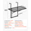 Table de balcon d'extérieur 19 po x 24 po