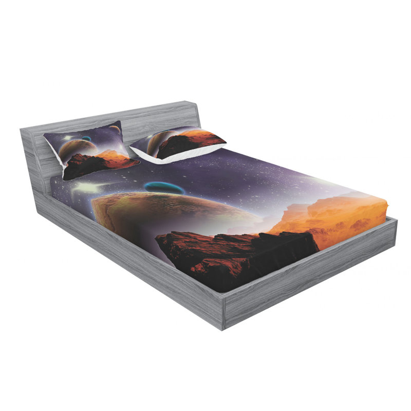 Microfiber Sheet Set, Full Sheet Set with Fitted Sheet