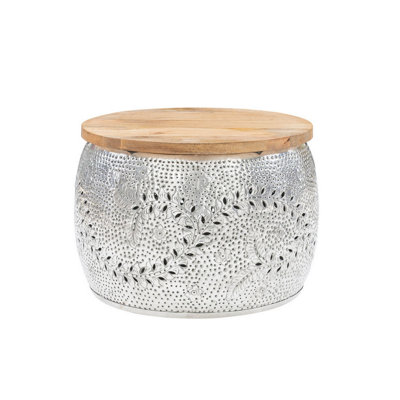 Vanesse Solid Wood Top End Table