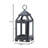 Black Mini Contemporary Lantern | Modern Geometric Candle Cage