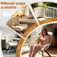 Ensemble de 2 chaises en tissu