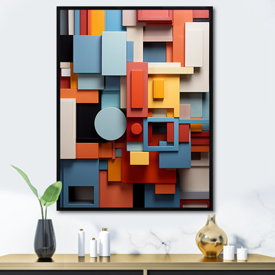 " Multicolor Essential Geometry Forms "