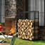 Support de rangement pour le bois de chauffage de 3,7 pi