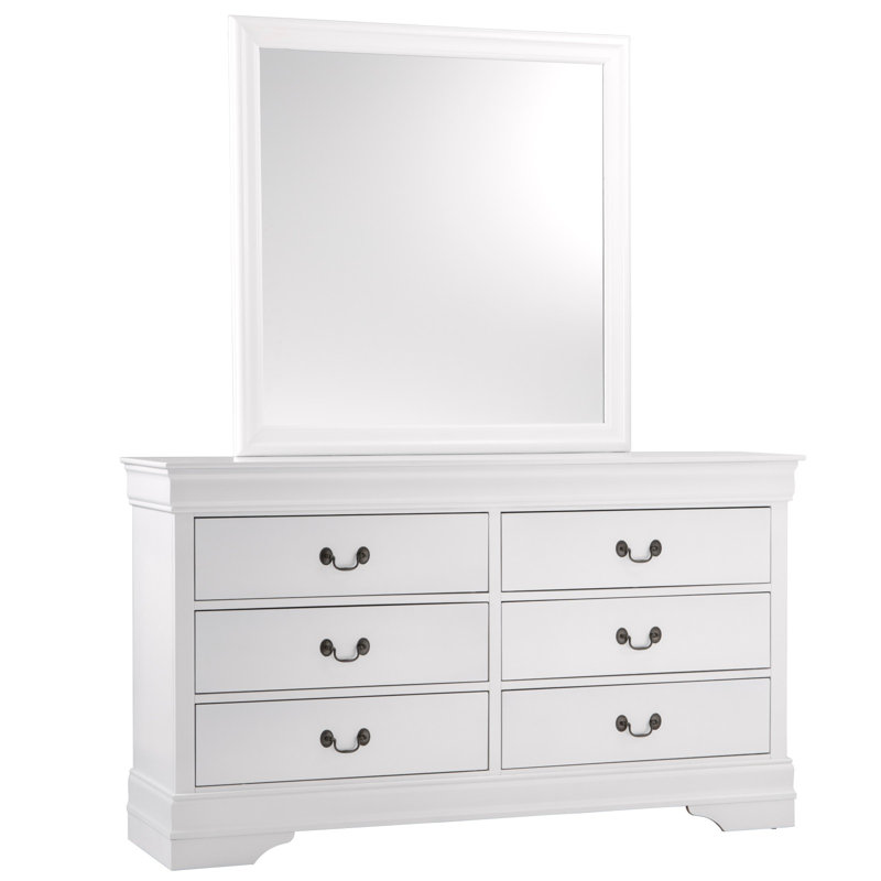 Commode de style traditionnel Louis Phillippe, Blanc