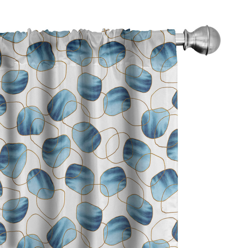 Semi Sheer Curtain Pair, 28" W x 63" L