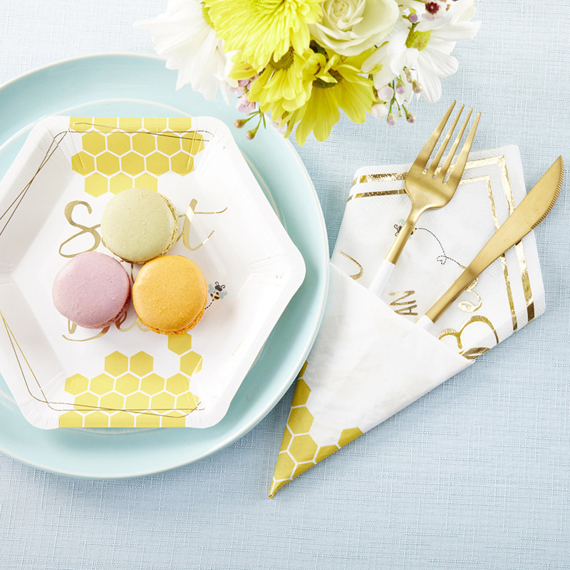 Serviettes de table décoratives Kate Aspen Sweet As Can Bee
