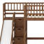 Lit mezzanine avec rangement pour escalier intégré, glissade et lumières DEL-162027862