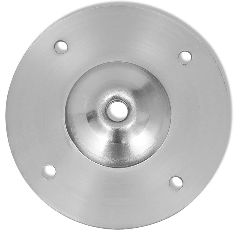 Table Leg, Brushed Nickel