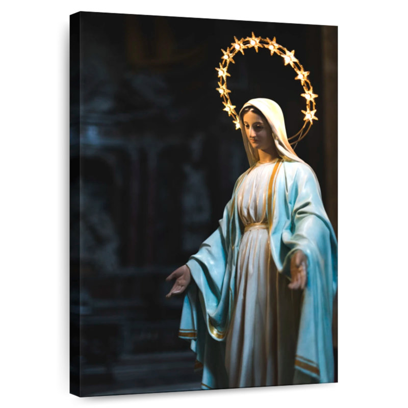 Adella Statue Of The Virgin Mary, 12" H x 8" W