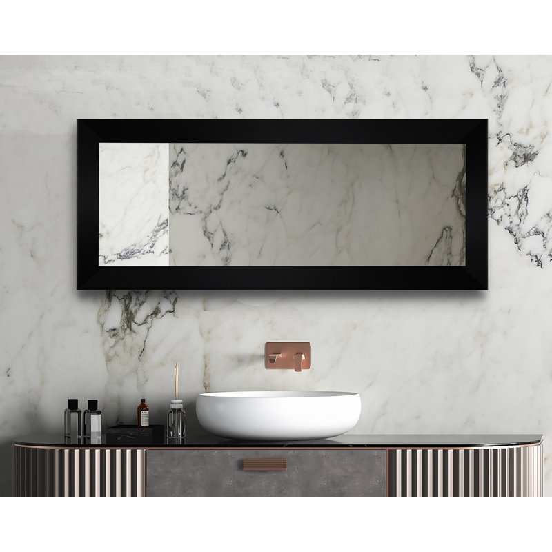 Mirror, 33" x 40", Black