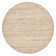 , Beige Round Pure Solid Colour Hand Woven Hand Loomed Area Rug