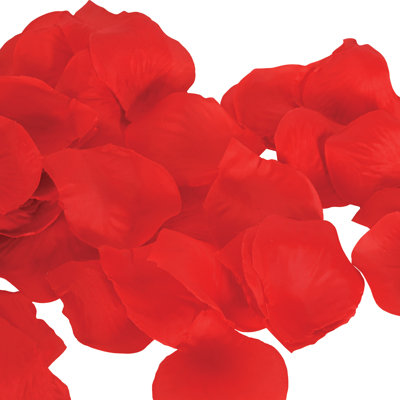 Fabric Rose Petals - Pack of 12