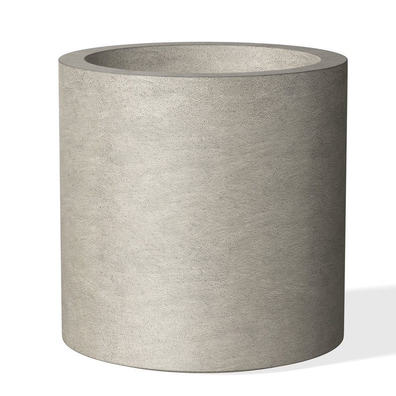 Skogh Handmade Pot Planter, Pale Yellow, 10" H x 10" W x 10" D