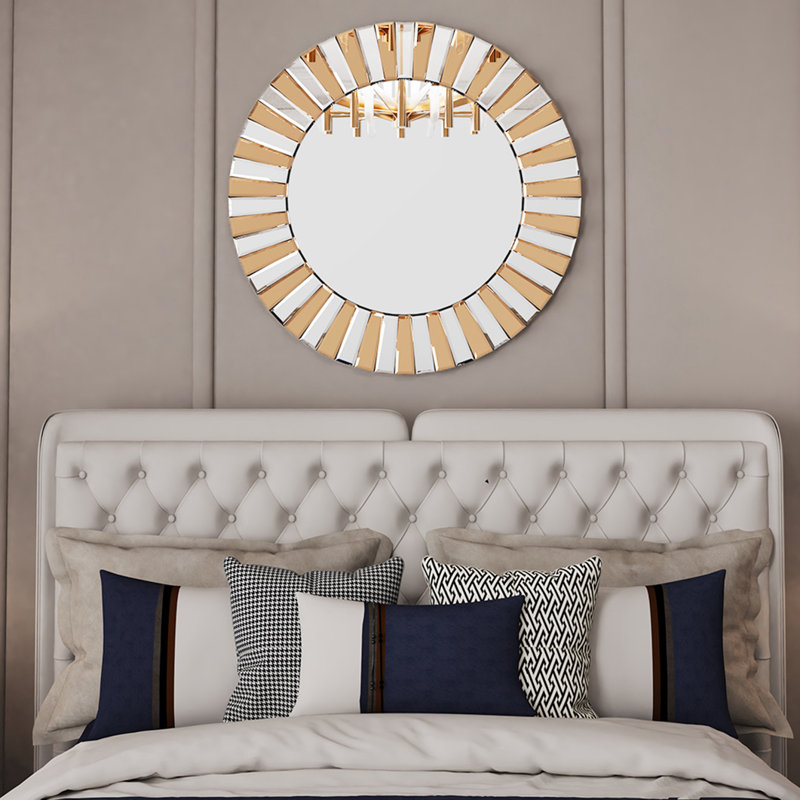 Miroir mural Fredi, 23,6 po x 23,6 po