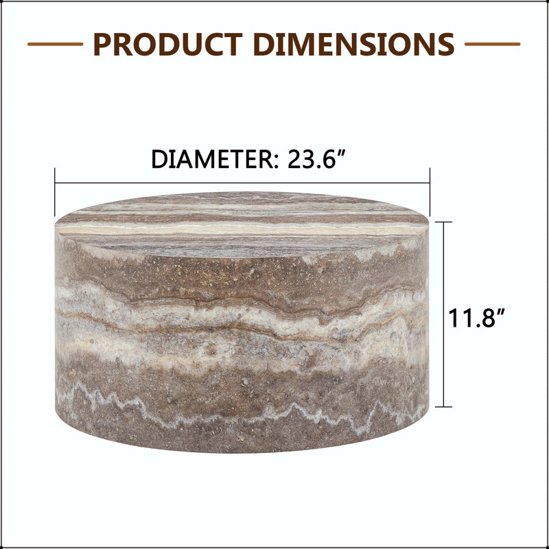 Table basse cylindrique Cave