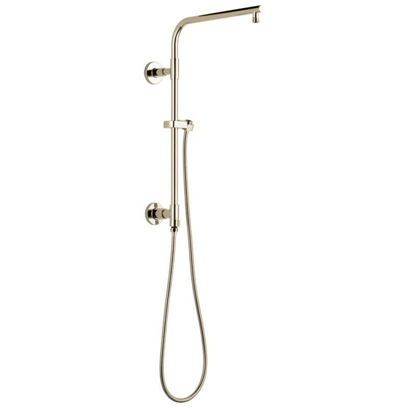 Shower Column Round, Polished Nickel