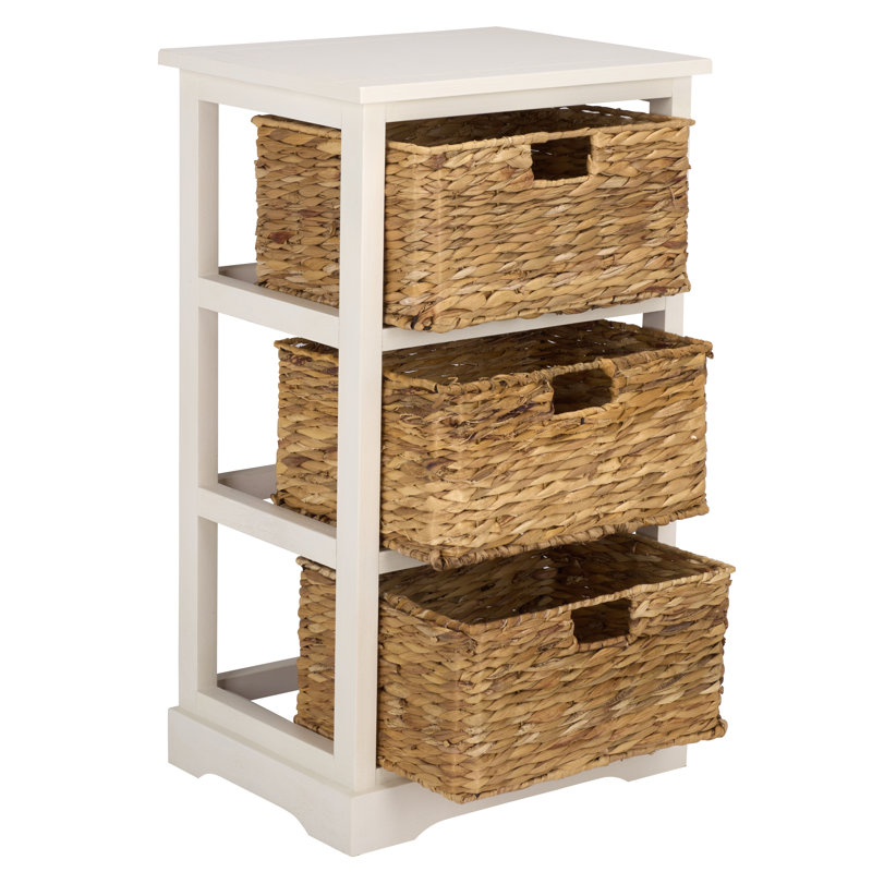 Painswick 3 - Drawer End Table with Storage, Ivory