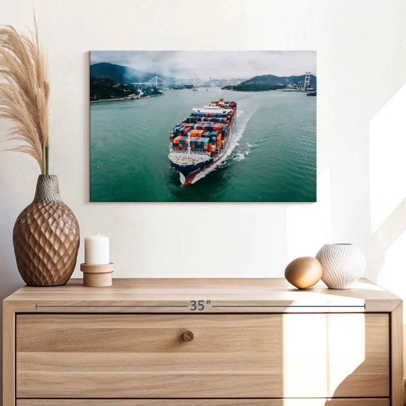 Mehar Cargo Ship Transport, 16" H x 24" W