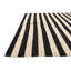 Tapis noir et blanc 6x9 Pinkerton