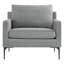 Chaise d'appoint moderne rembourrée avec coussins-139338678