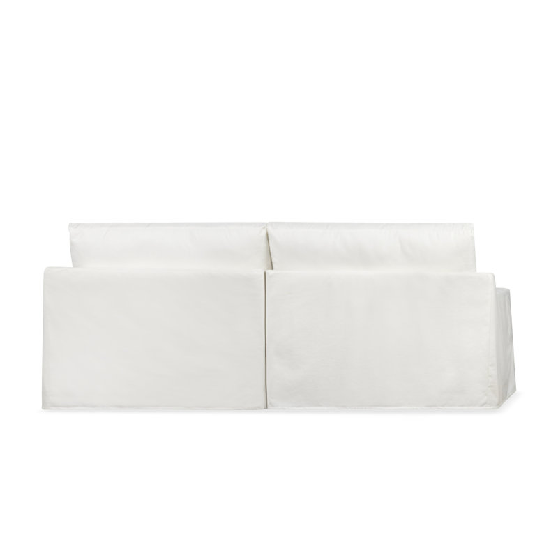Wrenley 3-Piece Slipcovered Modular Sectional, Nomad Snow Crypton® Chenille