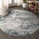 Sarah Machine Washable  Abstract  Area Rug With Non-Slip Backing