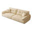 Coussin beige modulaire 100% polyester-282997426