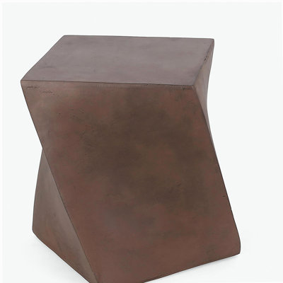 Table d'appoint d'extérieur en béton léger