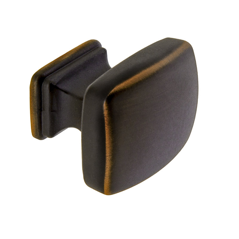 Grayson 1-1/4" Length Satin Copper Rectangle Cabinet Knob, Satin Copper