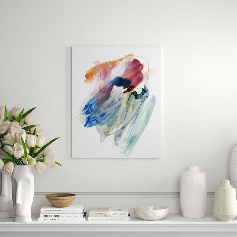 Hoping IV Print by Emma McCartney, 50" H x 40" W x 1.5" D, Glass Coat